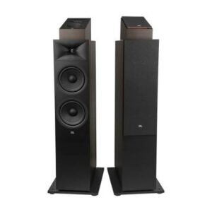 JBL Stage 280F 2026 dual 8-inch floorstanding speaker in Espresso finish